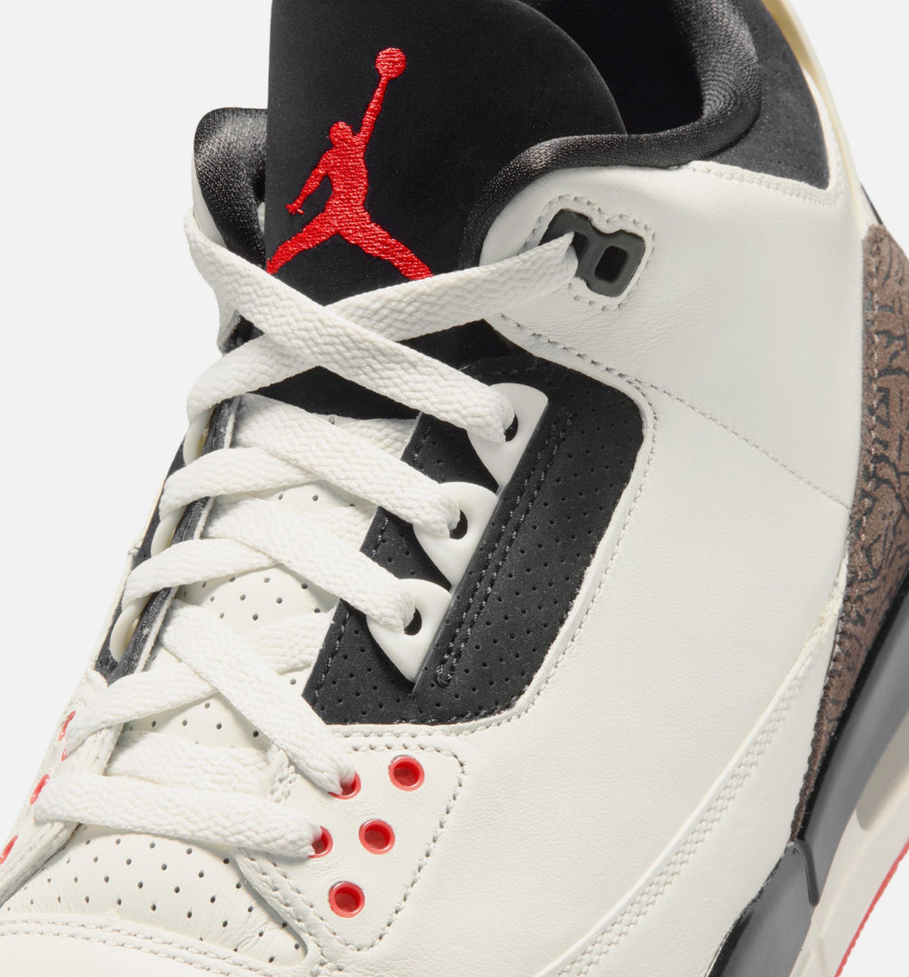 Air Jordan 3 Retro "Sail and University Red" Men's Shoe – Sail/Black/University Red/Pale Ivory