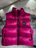 Canada Goose Women's Hot Pink Fuchsia Glossy Down Jacket