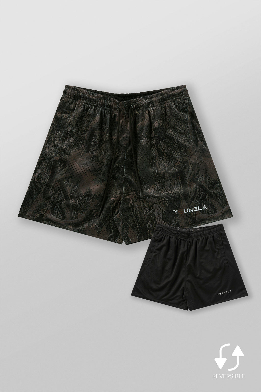 1117 - Tree Camo Mesh Shorts