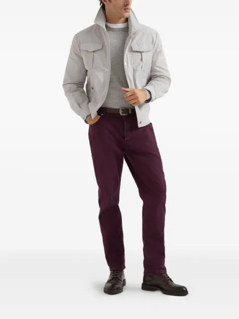 Brunello Cucinelli rib-trimmed relaxed-fit jumper