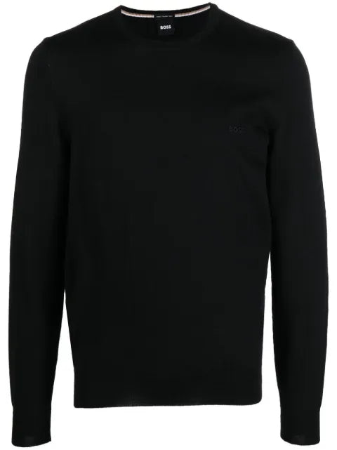 BOSS crewneck virgin wool jumper