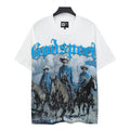 Godspeed Wild West Skeleton Cowboy Riders Short‑Sleeve Tee (White)