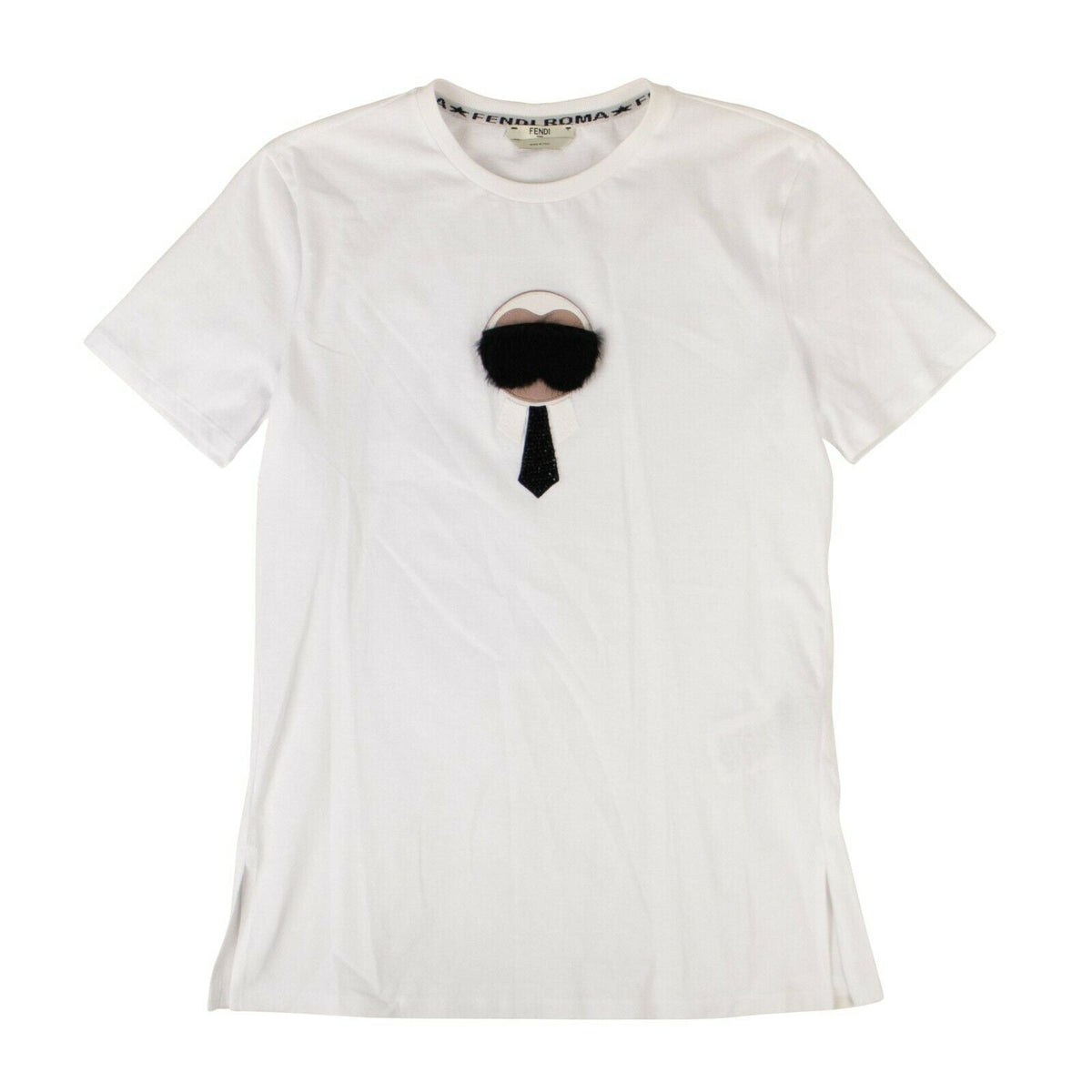 White Cotton 'Karl Monster' T-Shirt