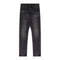 Black Vintage Dirty Staright Slim Jeans