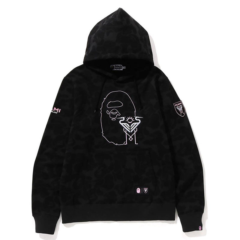 BAPE x Miami Graphic Hoodie - Black, Grey & Pink
