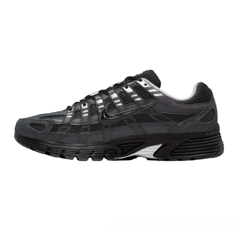 Nike P-6000 'Suede Anthracite/Black/Chrome Metallic Silver'