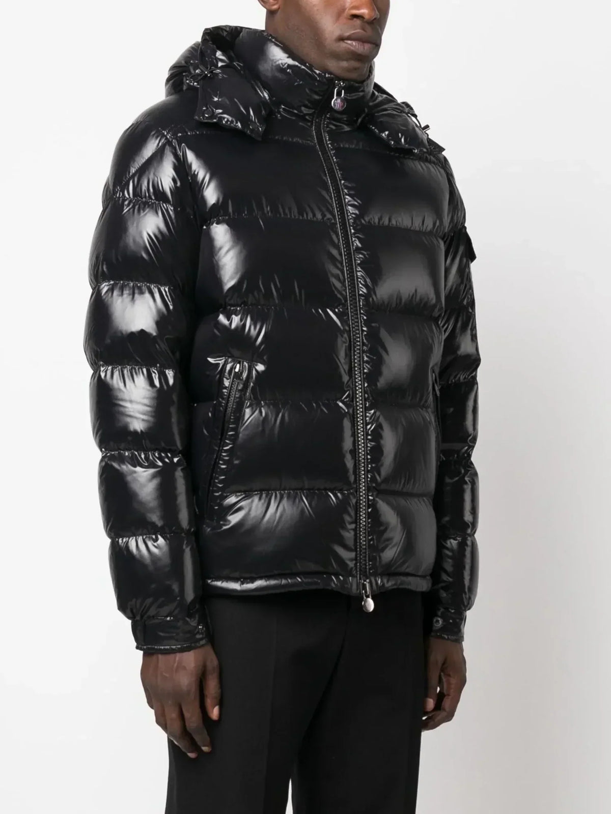 Moncler Maya Jacket in Matte Black