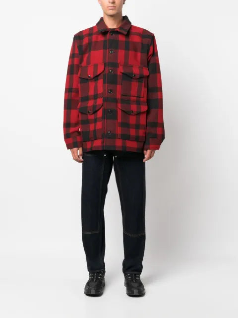 Filson check-pattern wool shirt jacket