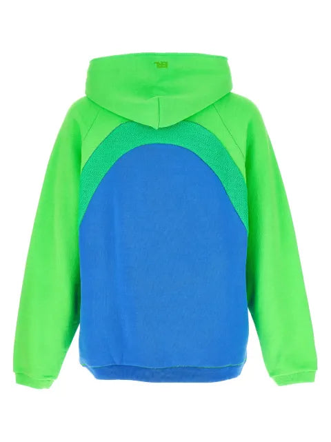 ERL Rainbow bouclé cotton hoodie