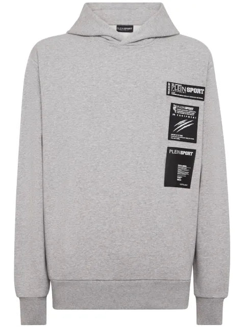 Plein Sport Scratch logo-print hoodie