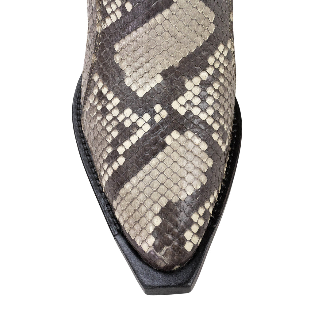BROWN MARIA NUDE ANKLE BOOTS
