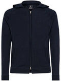 Boggi Milano merino-wool zip hoodie