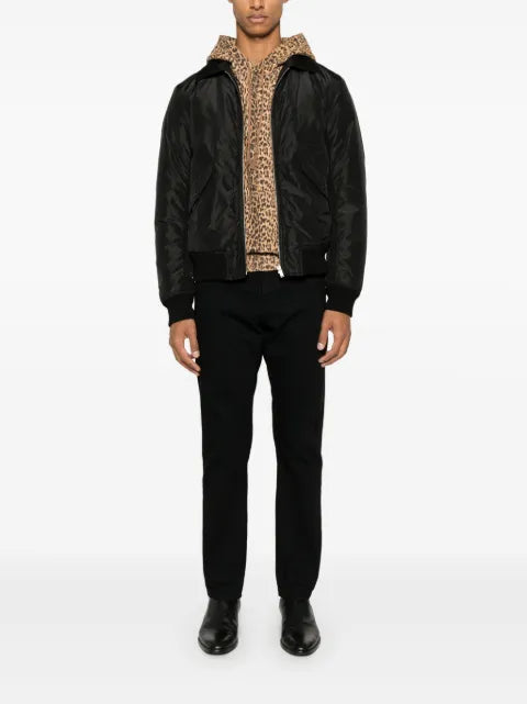 Saint Laurent silk bomber jacket