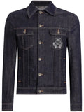Dolce & Gabbana logo-appliqué denim jacket