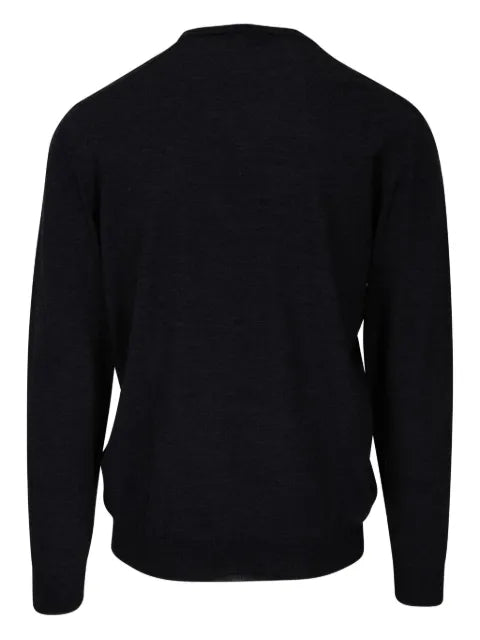 Fedeli V-neck wool sweater