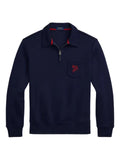 Polo Ralph Lauren mesh collared sweatshirt
