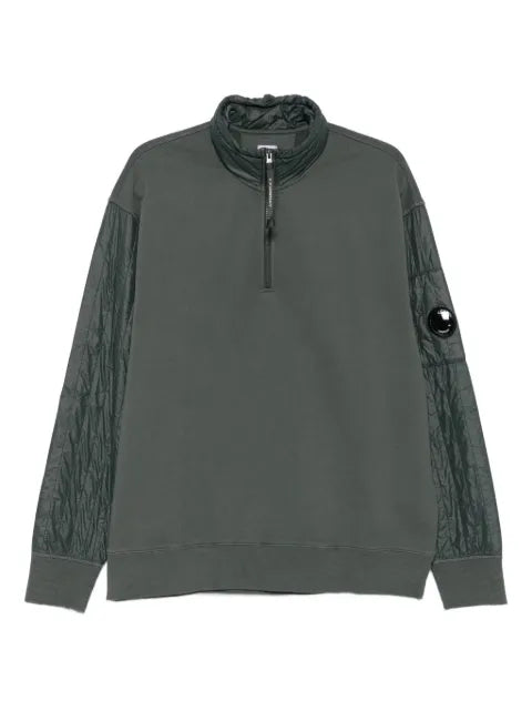 C.P. Company half-zip quilted sleeve sweatshirt