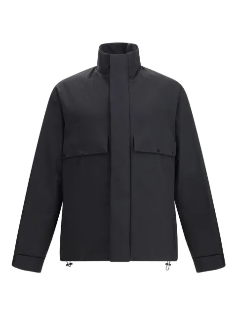 Moncler high-neck flap-pocket jacket
