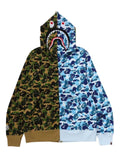 A BATHING APE® Abc Camo Separate Shark full-zip hoodie