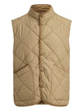 Polo Ralph Lauren quilted corduroy-trim gilet