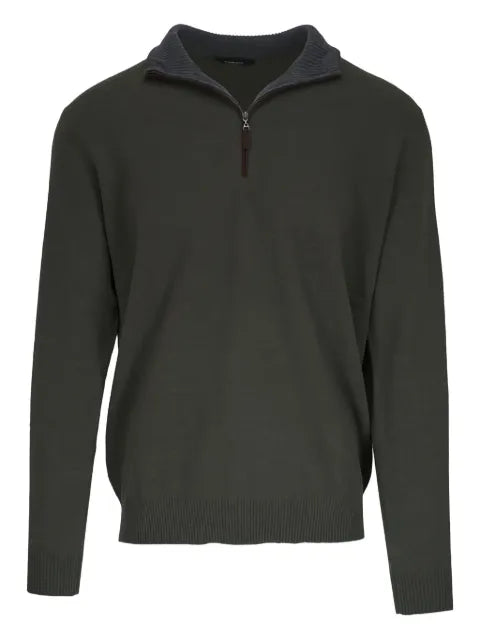 Kinross Cashmere half-zip sweater