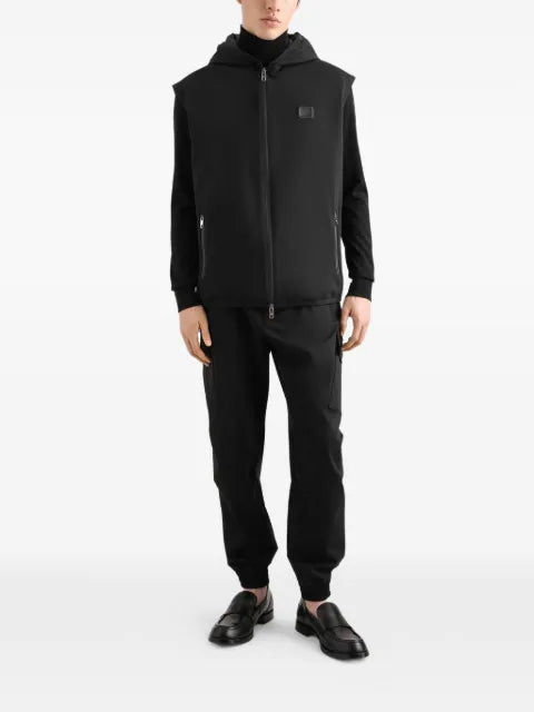 Dolce & Gabbana technical-fabric vest with hood