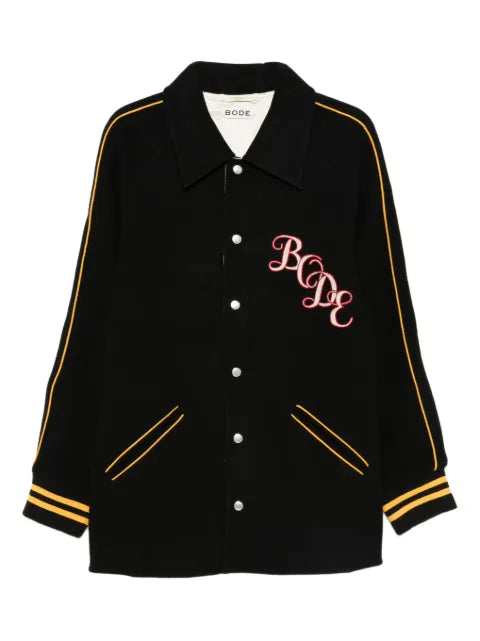 BODE embroidered-stripe jacket