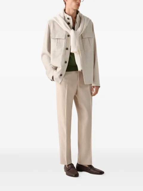 Zegna Oasi lino field jacket