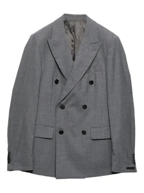 Prada double-breasted wool jacket