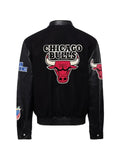 Jeff Hamilton logo patch bomber jacket