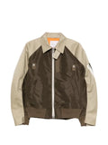 sacai colourblock zip jacket