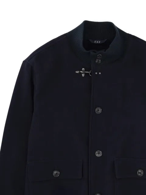 Fay patch pocket wool jacket