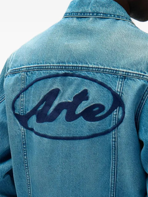 Arte Antwerp logo-patch denim jacket