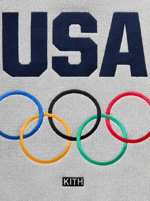 KITH Team USA rugby olympics graphic sweater