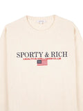 Sporty & Rich logo knitted jumper