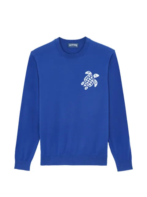 Vilebrequin logo-jacquard cotton sweater