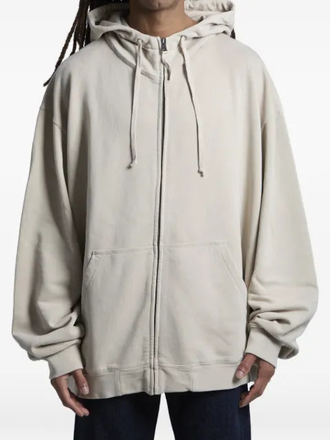 Maison Margiela zip embroidery sweatshirt