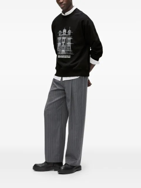 Karl Lagerfeld Rue St-Guillaume printed sweatshirt