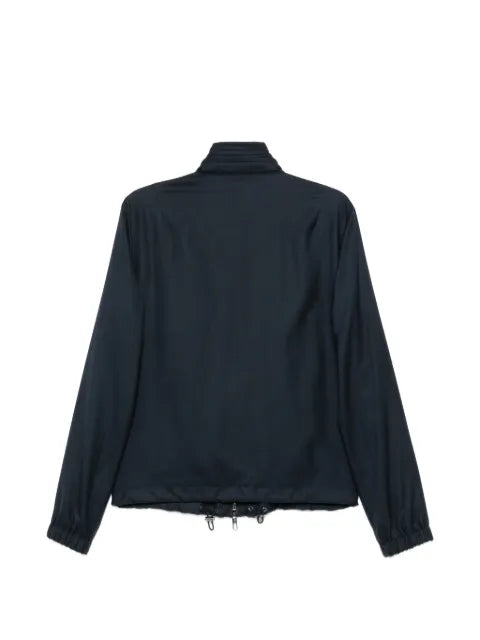 Giorgio Armani cashmere gabardine blouson with a hidden hood