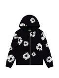 Denim Tears Cotton Wreath rhinestone-studded hoodie