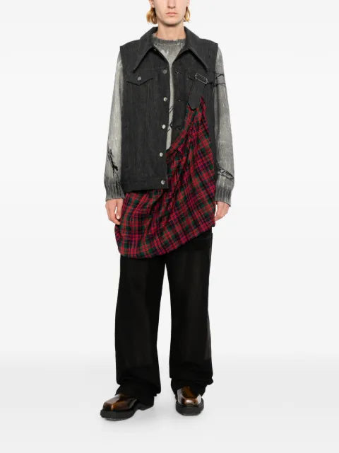 Kidill plaid denim jacket