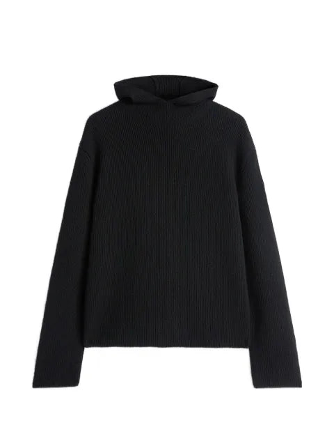 Jil Sander x Moncler ribbed-knit hood sweater