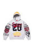 Supreme Warriors appliqué-detailing zip-up hoodie