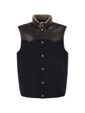 Brunello Cucinelli shearling-collar gilet
