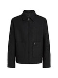 Karl Lagerfeld buckle zip-up jacket