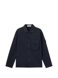 Stone Island Compass-patch pocket-detail shirt jacket