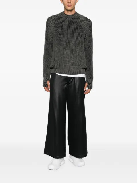 Comme des Garçons Homme Plus heavy-ribbed raglan-sleeve sweater