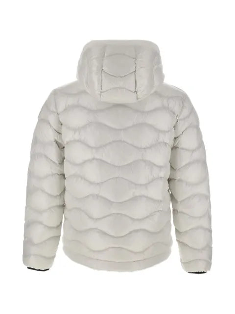 Blauer wave-quilted down jacket