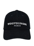 Wooyoungmi embroidered corduroy baseball cap
