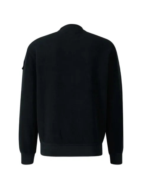 C.P. Company Lens-detail sleeve-pocket crew-neck sweatshirt